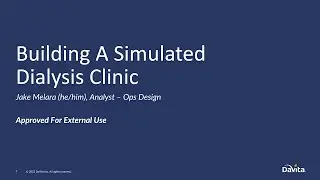 Healthcare Ops Excellence: Build a Simulated Dialysis Clinic
