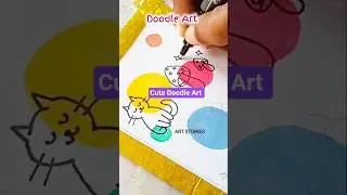 Kawaii Simple Doodle Drawing|Easy Art Short #shorts #doodle