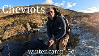 Frozen -10c Night Wild Camping at The Cheviots