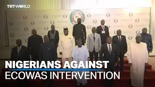 Nigerians oppose military intervention by ECOWAS