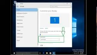 How to change the orientation from landscape to portrait in windows 10