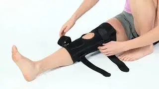 Hinged Knee Skin Front Closure Application Instructions - www.shhc.com.au