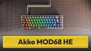 Teclado gamer hall effect 65% ISO, Akko MOD68 HE