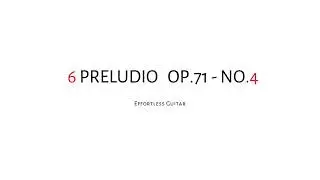 6 Preludio   Op.71 - No.4 Carulli