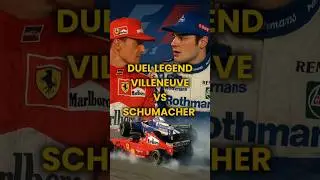 DUEL LEGEND JACQUES VILLENEUVE VS MICHAEL SCHUMACHER #f1shorts #formula1 #F1 #f1history