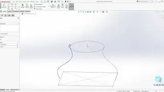 SolidWorks Tutorial for Beginners #50 - How to Create  Loft With Guide Curve