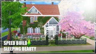 SIMS 4 | SPEED BUILD | SLEEPING BEAUTY INSPIRED COTTAGE (Collab with ShortbeeSims)