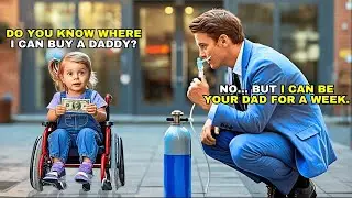 Wheelchair girl asks a millionaire, ‘Where can I buy a dad ’ His answer left everyone shocked