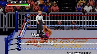 Bret Hart vs. Lex Luger (Max Difficulty) | WWF Royal Rumble (SNES)