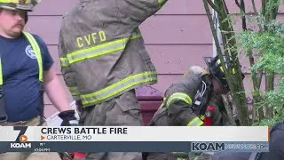 House fire in Carterville