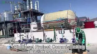 10 Ton Per Day Skid-Mounted Biodiesel Factory &Biodiesel Machines Under Commissioning for UCOME
