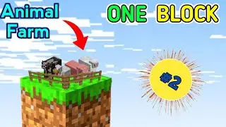 I Fully Transformed My World And Made An Animal Farm || One Block Gameplay #2 || Flasho Gamerz