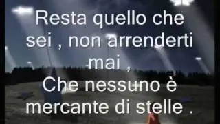 Mercante di stelle with lyrics