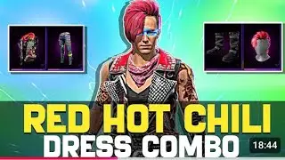 Red hot chilli bundle Op Dress combination video 🌶️|Garena Free Fire Max ZORO THE MASTER 