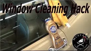 How to remove water stains from Glass  1969 Mustang Restoration Bar Keeper's Helper