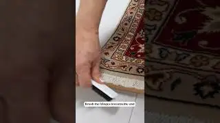 How to Clean Your Rug at Home (Cleaning the Fringes)