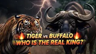 Tiger vs Buffalo | When Power Meets Wisdom | Epic Jungle Fight