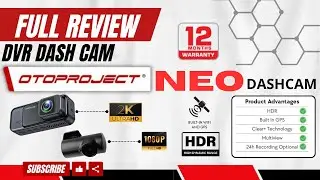 DVR Dashcam Otoproject Neo 2 Kamera (2K + 1K), Garansi 1 Tahun | By : Clarity Sound Art