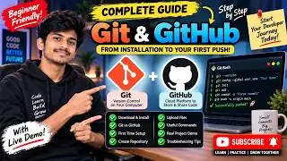 How to Install Git and GitHub on Windows 10/11 | Complete Beginner Tutorial