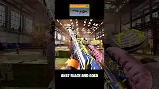 CODM Legendary AK47 Black And Gold First Look #codm #shorts #codmobile
