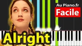 Jain - Alright - Tutorial Piano Facile Apprendre How to play