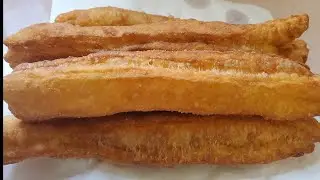 How Chinese Donut Sticks Are Made! {No Yeast No Oven} Chinese Donut Recipe