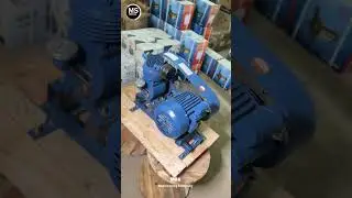 Borewell compressor.         #motor #agriculture #borewell #engineering #crompton #machine