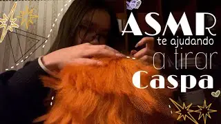 ASMR te ajudando a tirar CASPA 😝 #asmr #mictriggers #asmrcommunity #asmrsounds #asmrvideo 