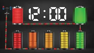 12 Minute Timer - 720 Seconds Countdown (Battery Charging)