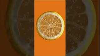 Painting a Lemon Slice Photoshop Speedpaint #art #speedpaint #shorts