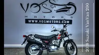 The Brand New 2018 Suzuki VanVan 200 Walkaround Video