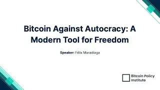 Bitcoin Against Autocracy: A Modern Tool for Freedom
