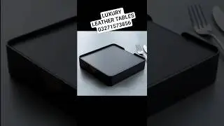 Luxury Leather Table Mats |   #trending #furniture #interiordesign #tableaccessories #tablemats