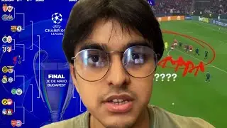 UCL PLAYOFFS DRAW REACTION AFTERMATH OF MADRID DISASTER CLASS @yashyjr