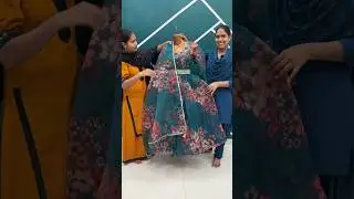 Organza dress Dupatta design with Designer latkan #shorts #latkan #dupatta