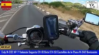 #37 Calp N-332 AP-7 Valencia Sagunto CV-10 Betxí CV-151 Castellón de la Plana N-340 Benicassim SPAIN