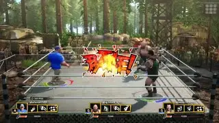 WWE 2K Battlegrounds John Cena VS Big Show,Randy Orton Triple Threat Match