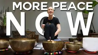 Slow Sound Bath for Feeling BETTER | DISCONNECT from the Noise and RECHARGE | Meditation Cleanse
