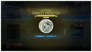 *NEW* PAINTED DRACO: FROSTED EXOTIC WHEELS IN ROCKET LEAGUE!