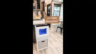 Портативная настольная посудомоечная машина #rvlife #42V13 #toyhauler #nomads
