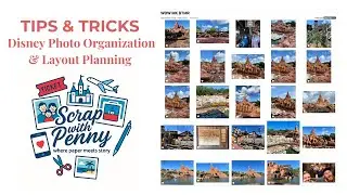 Scrapbook Tips 17 | Photo Organization + Disney Layout Planning