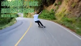 Longboarding To Music [w/ Fall!] - Northern Cali road w/ Phil Sacks (Pink Floyd - One Of These Days)