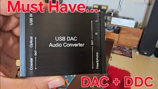 USB DAC Audio Converter| DDC + DAC| Connect all the Devices 😈 | Unboxing