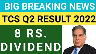 TCS Q2 2022 RESULT ANALYSIS | TCS SHARE LATEST NEWS TODAY | TCS DIVDEND | TCS LATEST RESULT