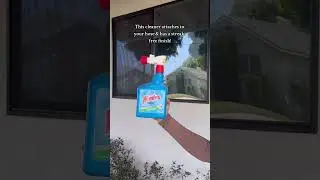 Spring Cleaning Tip For Window Exteriors! So fast & easy 😎💦 #springcleaning #cleaning #cleaningtips