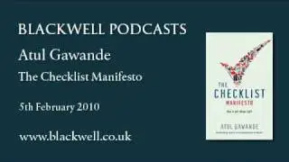 Atul Gawande - The Checklist Manifesto - Part 1 of 3