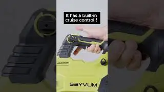 It has a built-in cruise control. #gardening #leafblower #tools #outdoortools #seyvum #powerful
