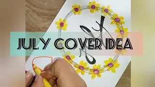 Decorate your journal/diary with this easy cover design idea