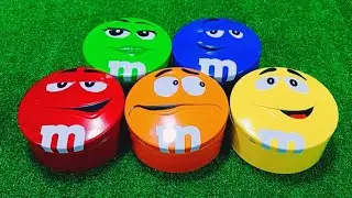 Satisfying |Mesmerizing Unpacking  Rainbow M&M'S Boxes Experience Mystery Container