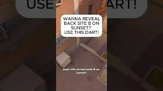 Wanna Reveal Back Site B On Sunset? Use This Easy Dart  #valorant #lineup #sova #dart #sunset